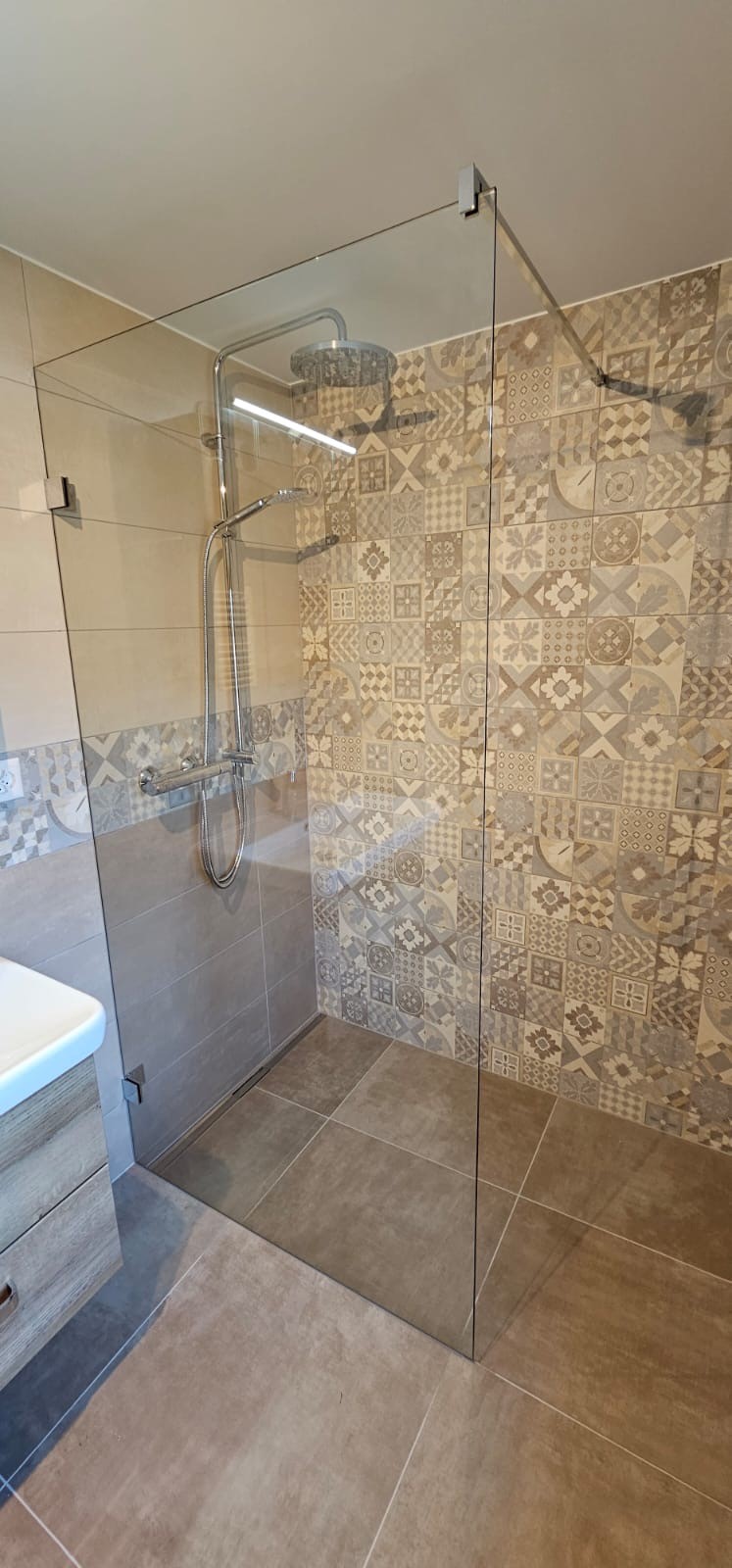 Douche dessus de bain