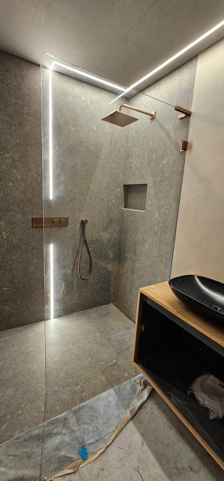 Douche dessus de bain