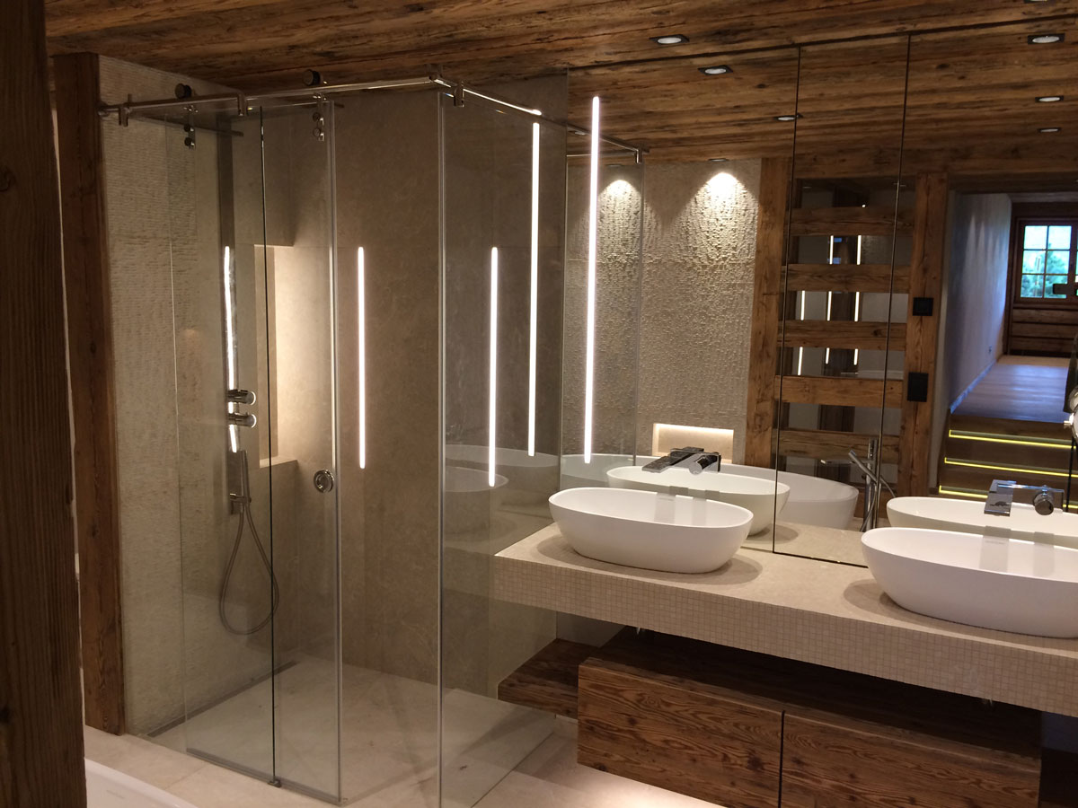 Douche coulissante
