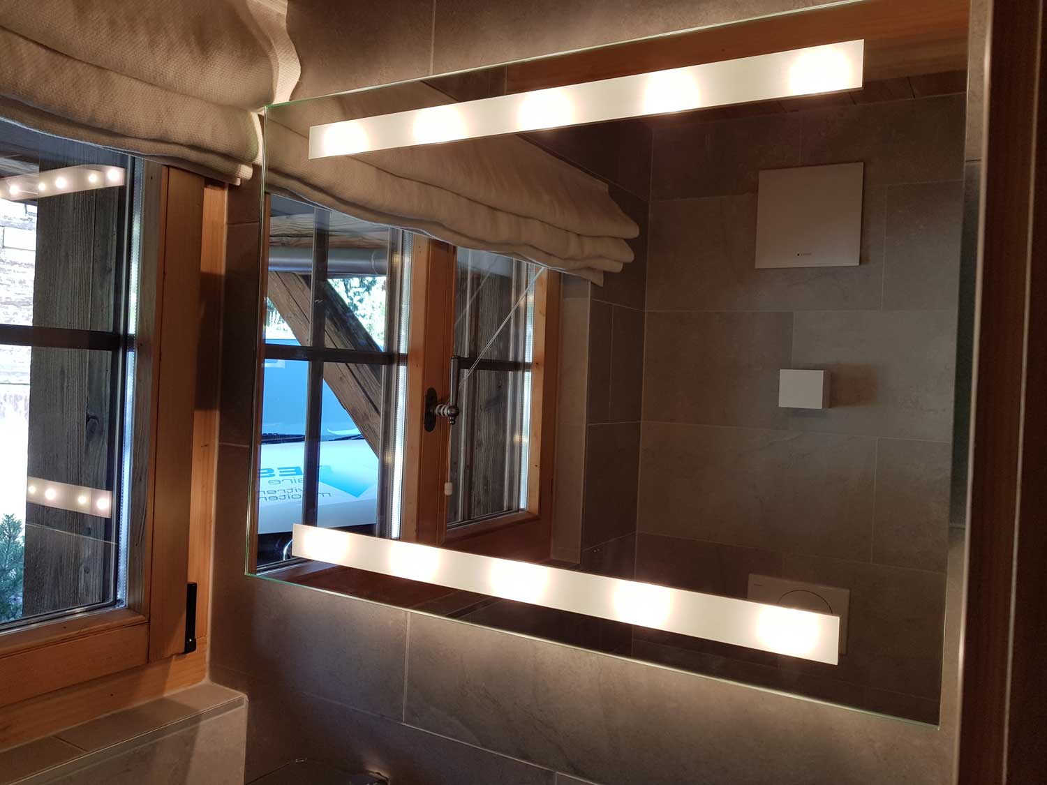 Miroir éclairé