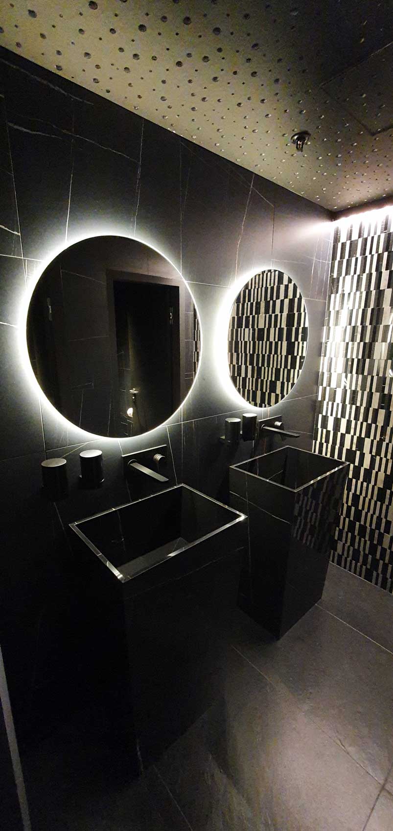 Miroir éclairé