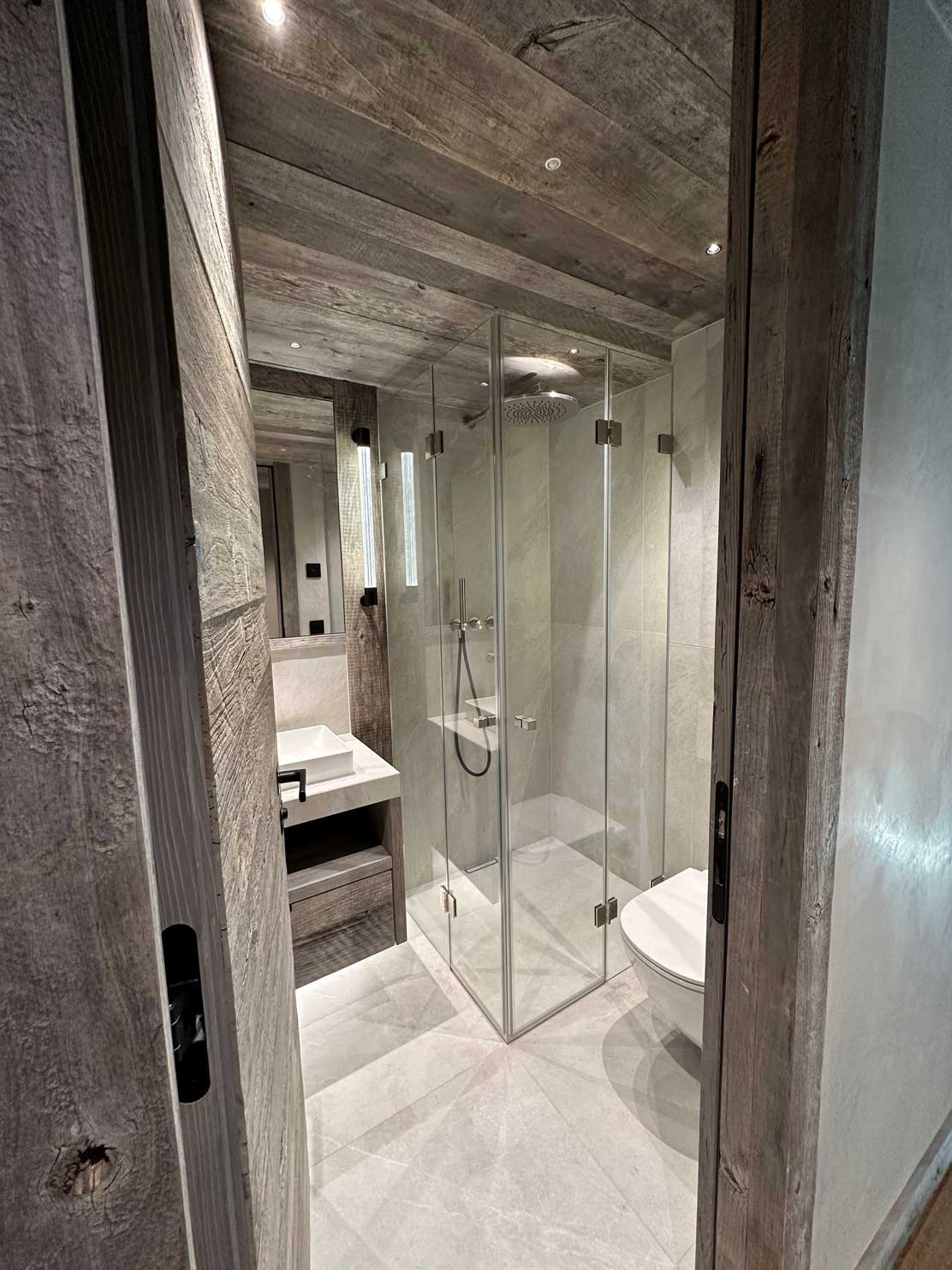 Porte de douche en verre type 41